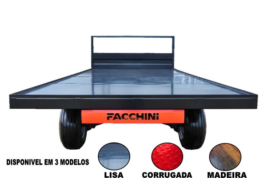 Facchini / Carreta prancha com eixo tandem aro 16 - Image 2
