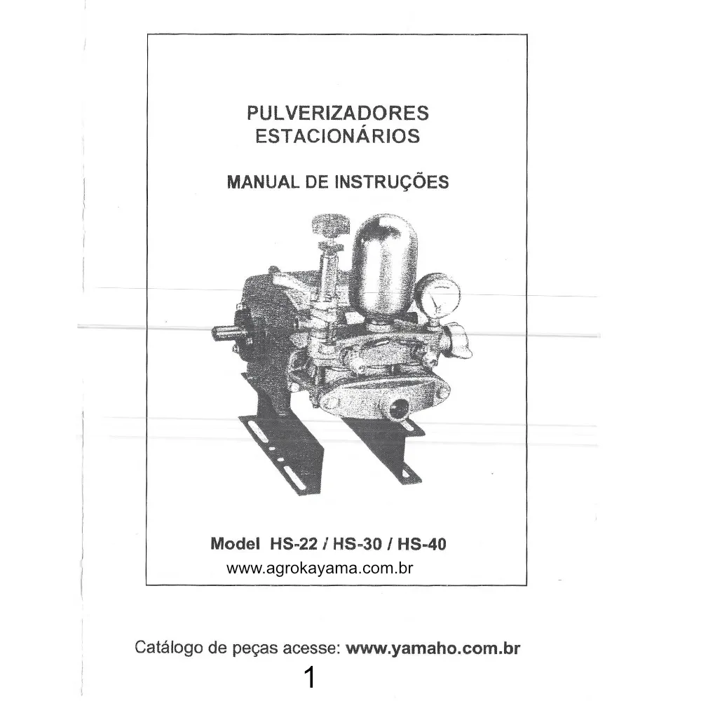 Pulverizador Estacionário Yamaho HS-30 - Imagem 3