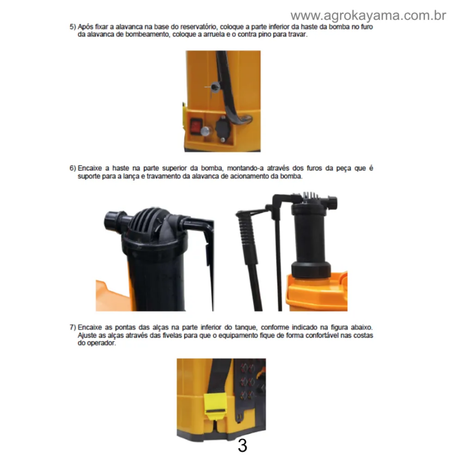 Pulverizador costal a bateria Bruden SS-20B  20 L - Image 9