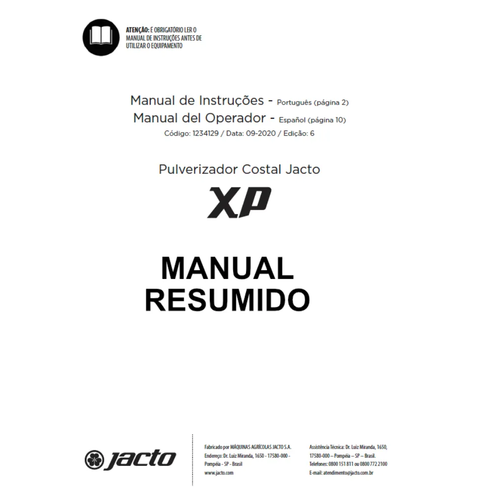 Pulverizador costal manual Jacto XP - Imagem 6