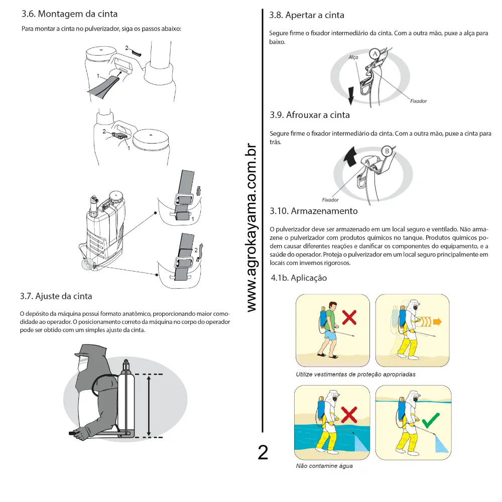 Pulverizador costal manual Jacto XP - Imagem 8