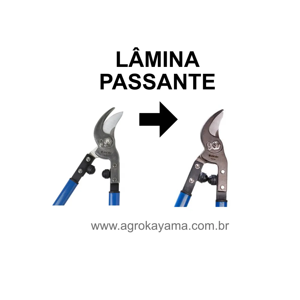 Tesourão de poda tipo lâmina passante de 58 cm Jacto PM-30 - Imagem 2