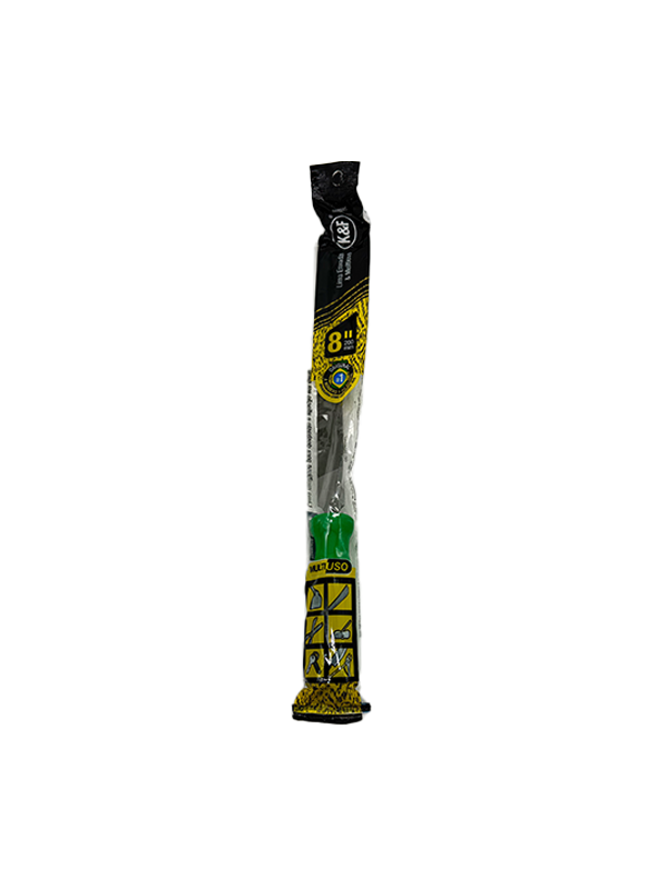 Lima para enxada 8" com cabo K&F